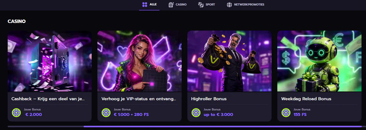 valtercasino casino promoties